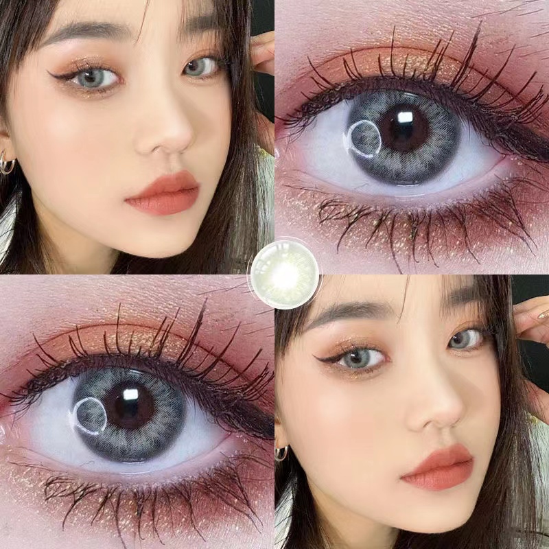 ✔️100%  Soflen Model Terbaru 2023 Softlens Murah 1 Pasang Lensa Kontak Warna Diameter 14.2MM Softlens Mata Soflent Normal Soflens Korea Aesthetic Depkes Soflen