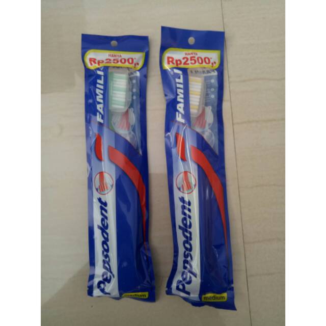 sikat gigi pepsodent medium