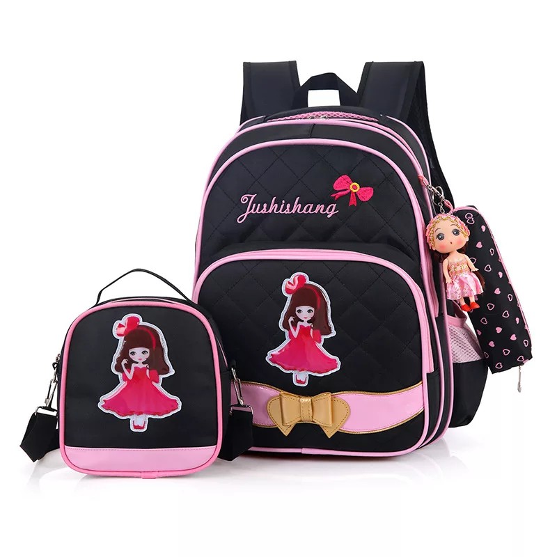 Dunia_Tas123 TAS RANSEL ANAK BARBIE-MORYMONY TAS DINIR LOVE - Tas Ransel Backpack Korea Fashion Lucu