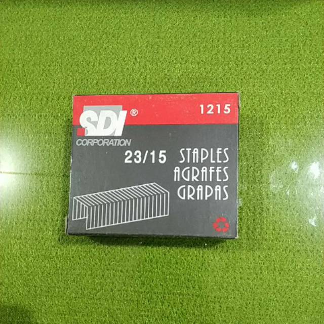 

Isi stapler merk SDI no. 1215 23/15 / Staples steker