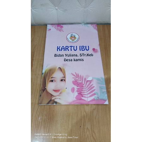 Buku Admin kebidanan custum COVER UKURAN FOLIO