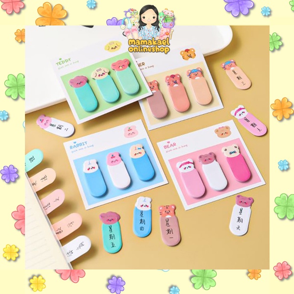 

Sticky notes give me a hug mini memo bookmarker souvenir lucu MK1165