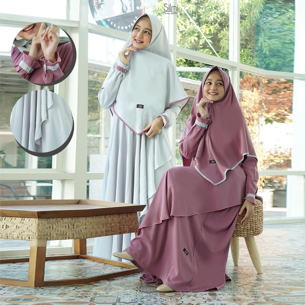 Arafah Dress set Khimar Gamis Syari