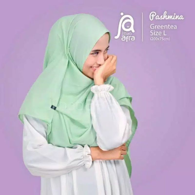 Pashmina Pasha - Jilbab Afra- Pashmina biasa bahan wolvis