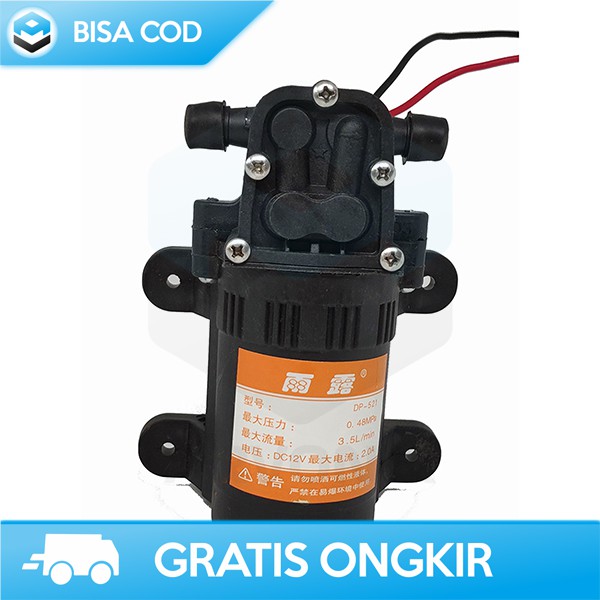 POMPA AIR SEMPROT MOTOR ELEKTRIK TAFFWARE DP-521 ORIGINAL 12V MURAH