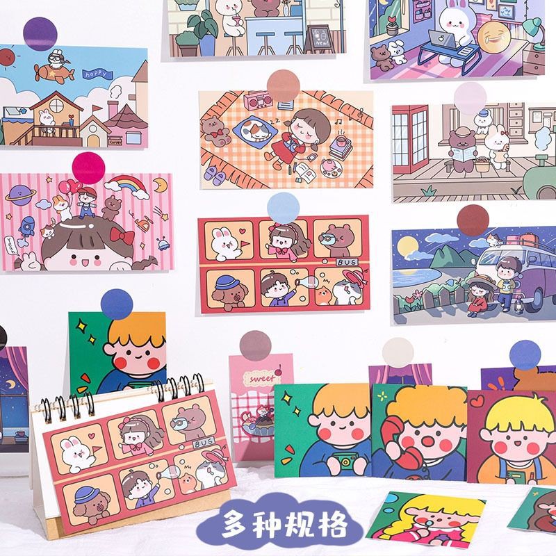 Kertas Hiasan Dinding Wall Deco Aesthetic Cute Korean Style