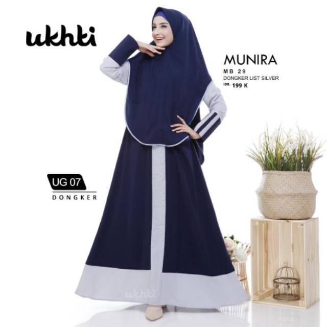 KHIMAR SYARI MB 29 NAVY II MUNIRA