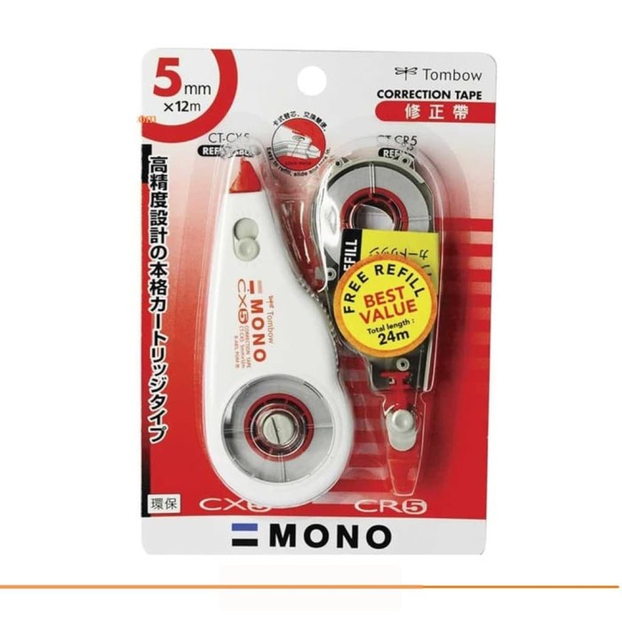

Produk Tombow Correction Tape 5Mm Tip Ex Dan Refill Murah Bagus