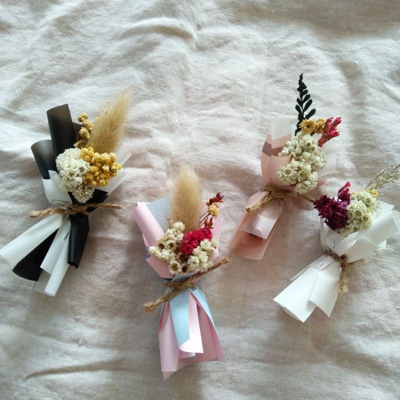 MINI BOUQUET TANPA BOX | Dried flowers