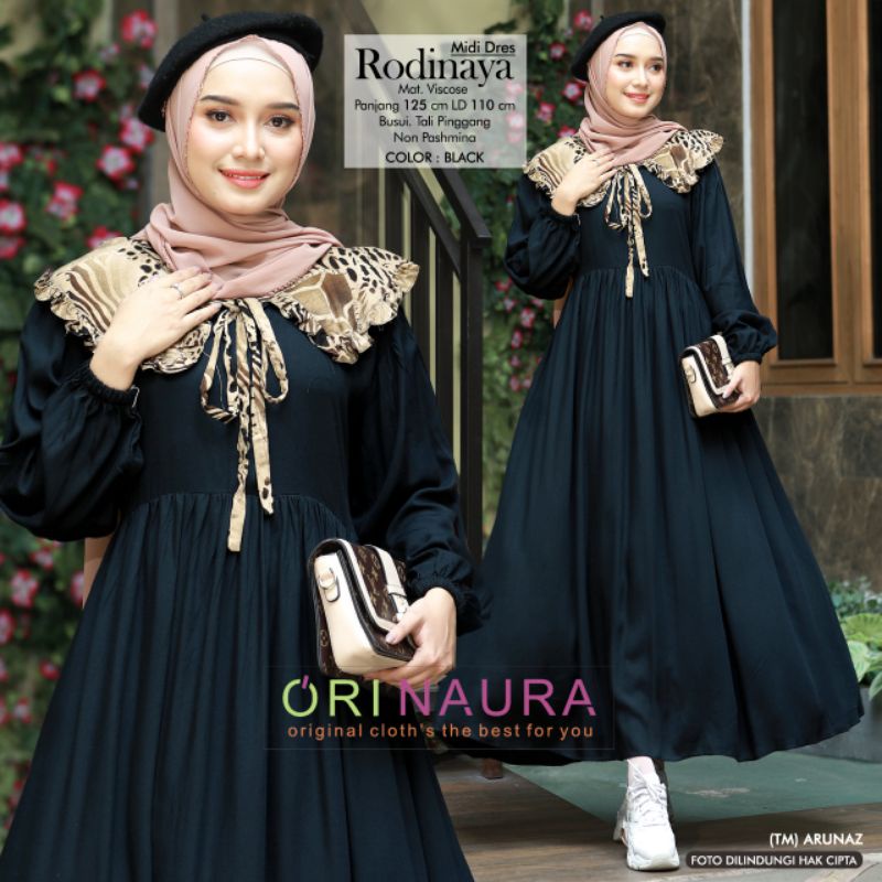 RODINAYA MIDI DRESS ORI NAURA
