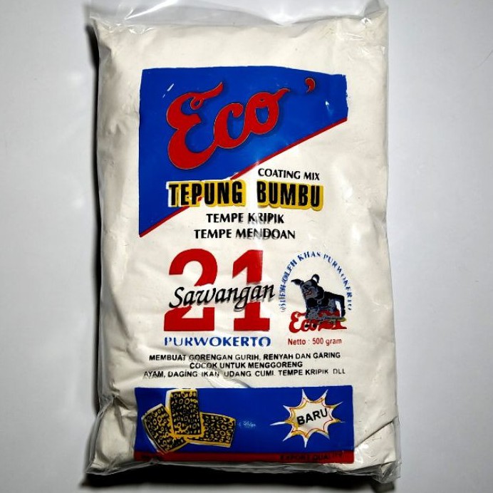 

Eco 21 Tepung Bumbu Besar 500 gr