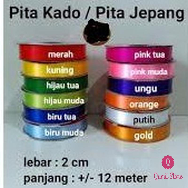 

Pita Kado 2Cm Pita Kertas Pita Jepang 1 Biji Murah