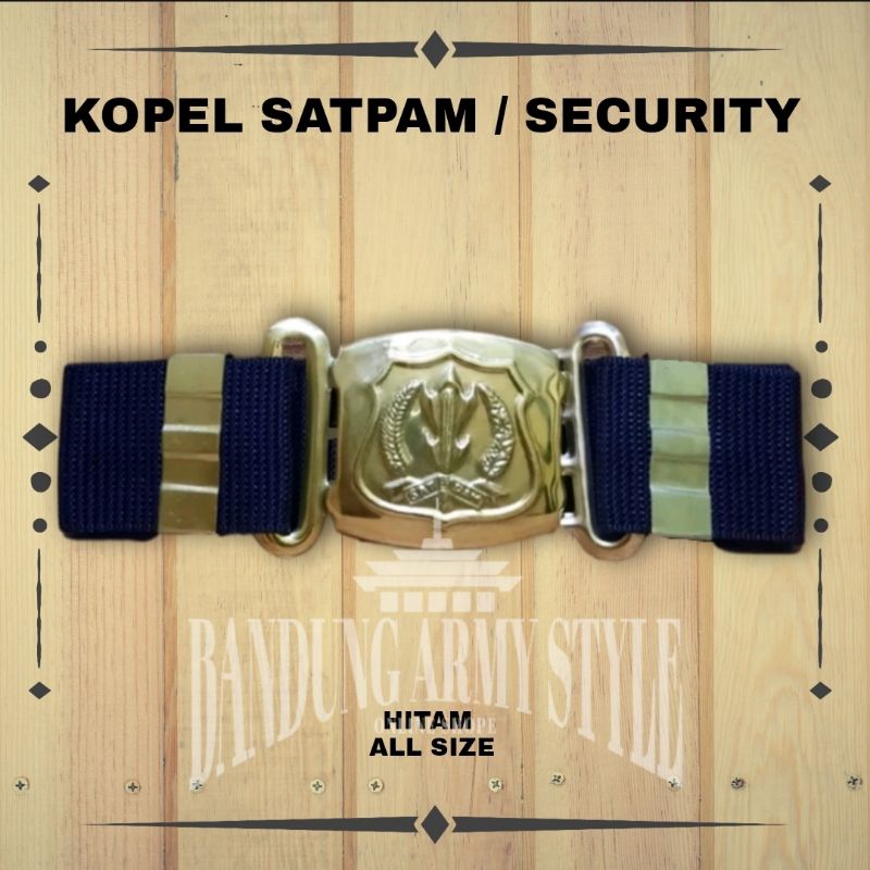 SABUK KOPEL SECURITY SATPAM BRIMOB KEAMANAN IKAT PINGGANG PDL PDH MURAH BERKUALITAS BANDUNG