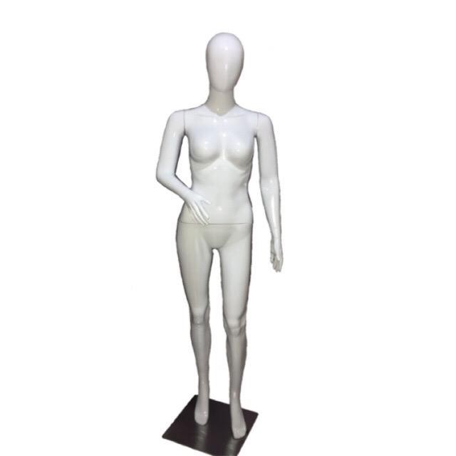 Manekin Wanita Full Body Muka Alien FiberGlass Cewek | Patung Baju Full Bodi Dewasa Premium