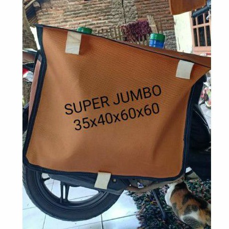 TAS KANDEK BRONJONG MOTOR SUPER JUMBO BAHAN LINER NYLON KUAT AWET