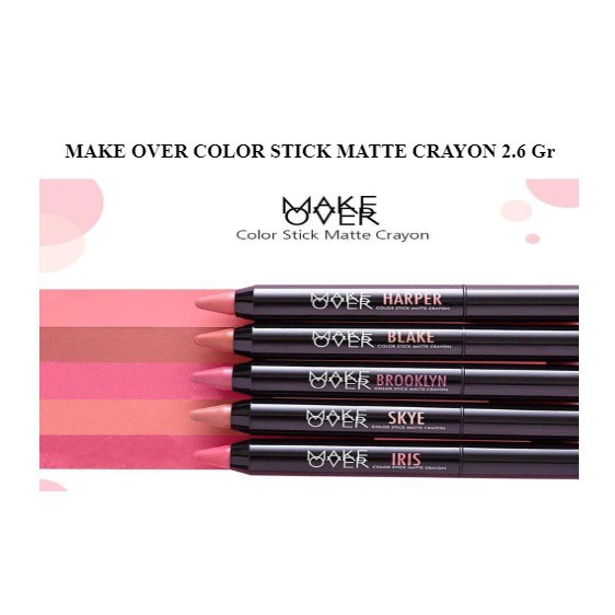 MAKE OVER COLOR STICK MATTE CRAYON 2.6GR