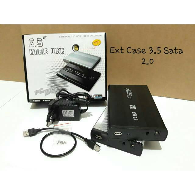 External Case Hardisk PC 3.5&quot; Sata Usb 2.0