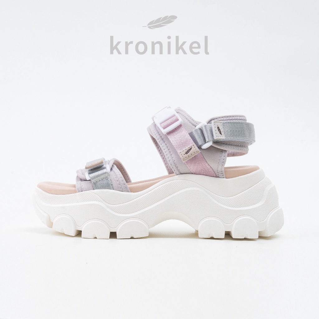 [PREMIUM LOKAL BRAND] KRONIKEL PROJECT // OSAKA 2-in-1 Sandals - Sakura Pink