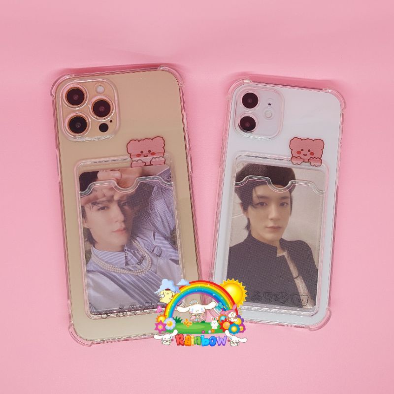 PHONE CASE HP IPHONE 11 12 PRO PROMAX CARD CASE KPOP PHOTOCARD PC NCT 127 DREAM WAYV EXO RED VELVET 