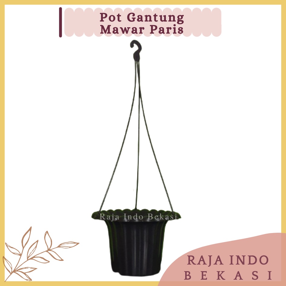 Pot Gantung 20 Putih