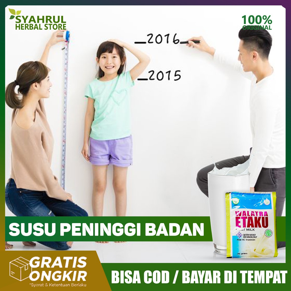 

Walatra Etaku - Susu Penambah Tinggi Badan Alami - Penambah Tinggi Badan Herbal - Susu Kambing Etawa