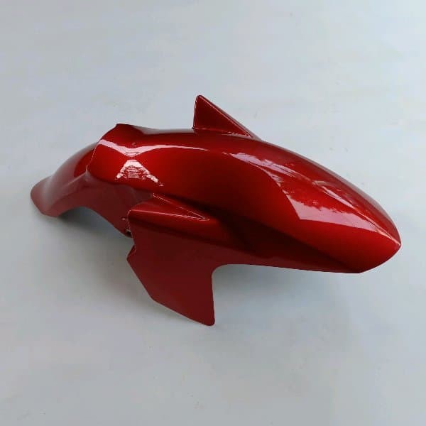 spakbor depan jupiter mx king 150 merah marun