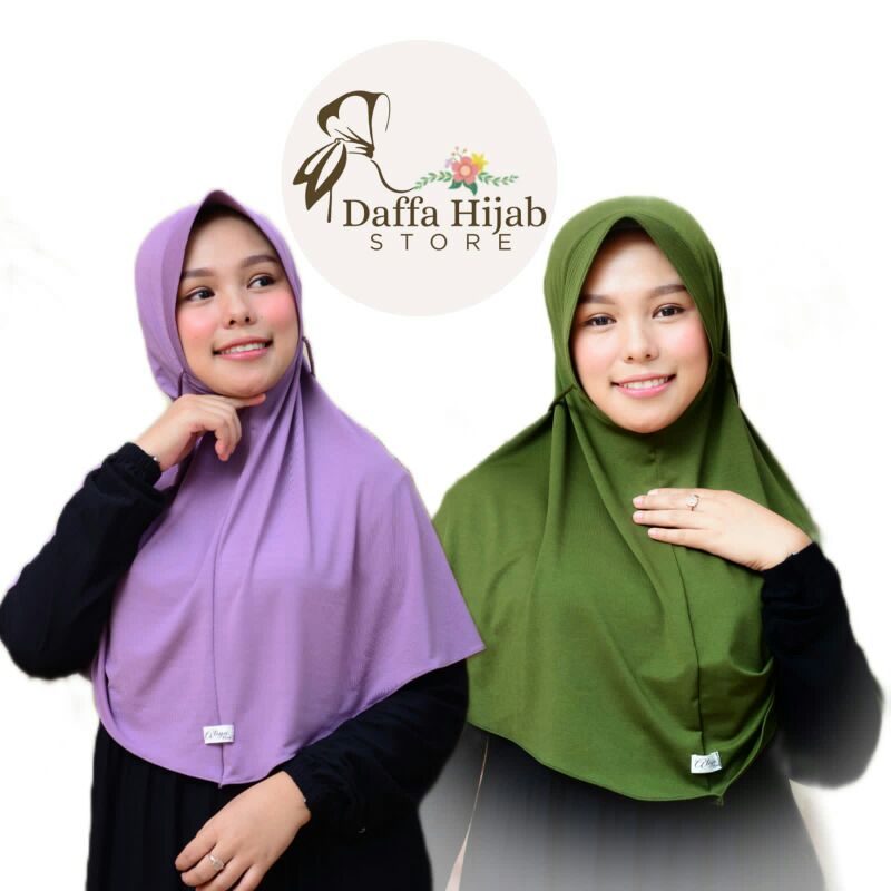 hijab jersey tali tambang/bergo jersey tali kepang/hijab jersey tali kepang/kerudung jersey tambang/hijab tali tambang polos variasi-2