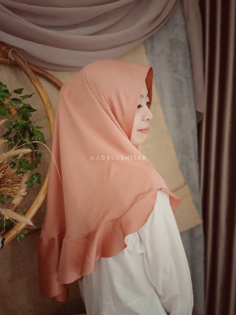 Jilbab Instan Terracota / Hijab Instant Premium Terracota / Krudung Instan Terracota