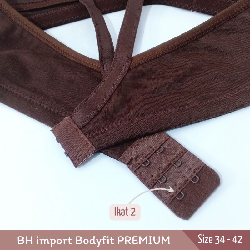 BRA/BH SPORT BODYFIT PREMIUM-Tanpa Kawat dan Tanpa Busa-Pakaian Dalam Wanita Nyaman diPakai-Bisa COD