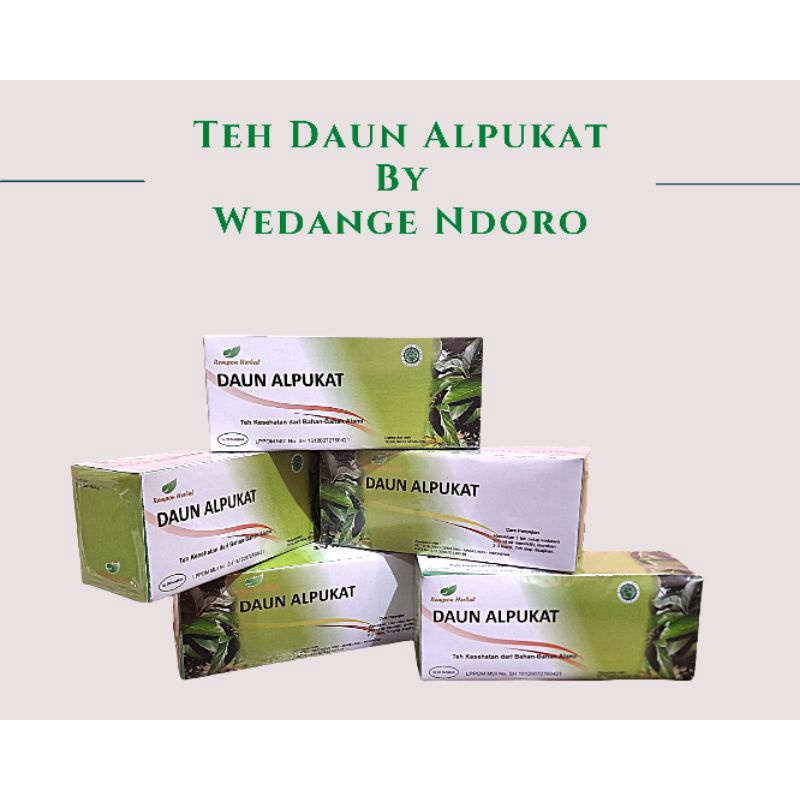 

Teh Celup Daun Alpukat by Wedange Ndoro isi 20 pcs