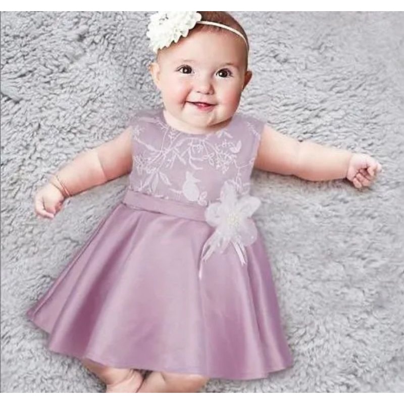 DIALOGUE BABY DRESS BROKAT