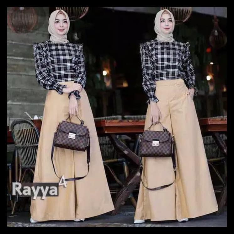 VRS-Rayya 2 gamis syari busana muslim wanita - Cokelat
