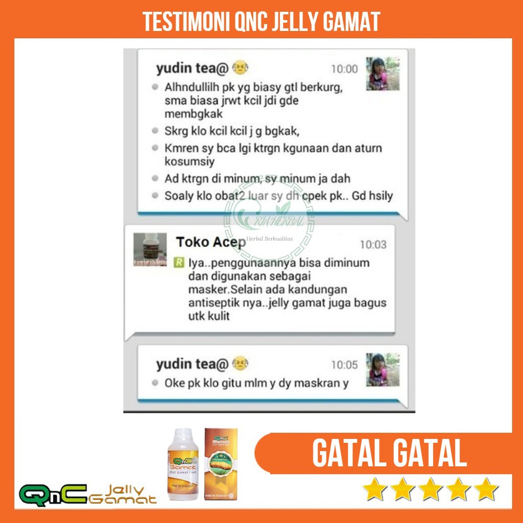 Obat Borok, Luka Buduk, Penghilang Bekas Luka Budug Tanpa Bekas Oles dengan Salep QnC Jelly Gamat-6