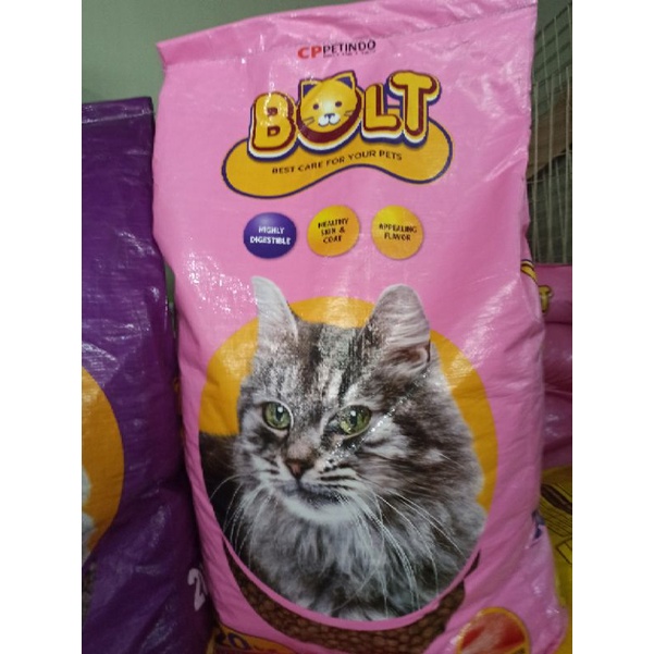 makanan kucing Bolt cat 20kg all varian  makanan kucing (ekspedisi)