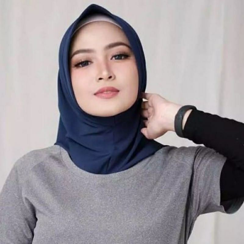 hijab volly sport olahraga jilbab instan kekinian