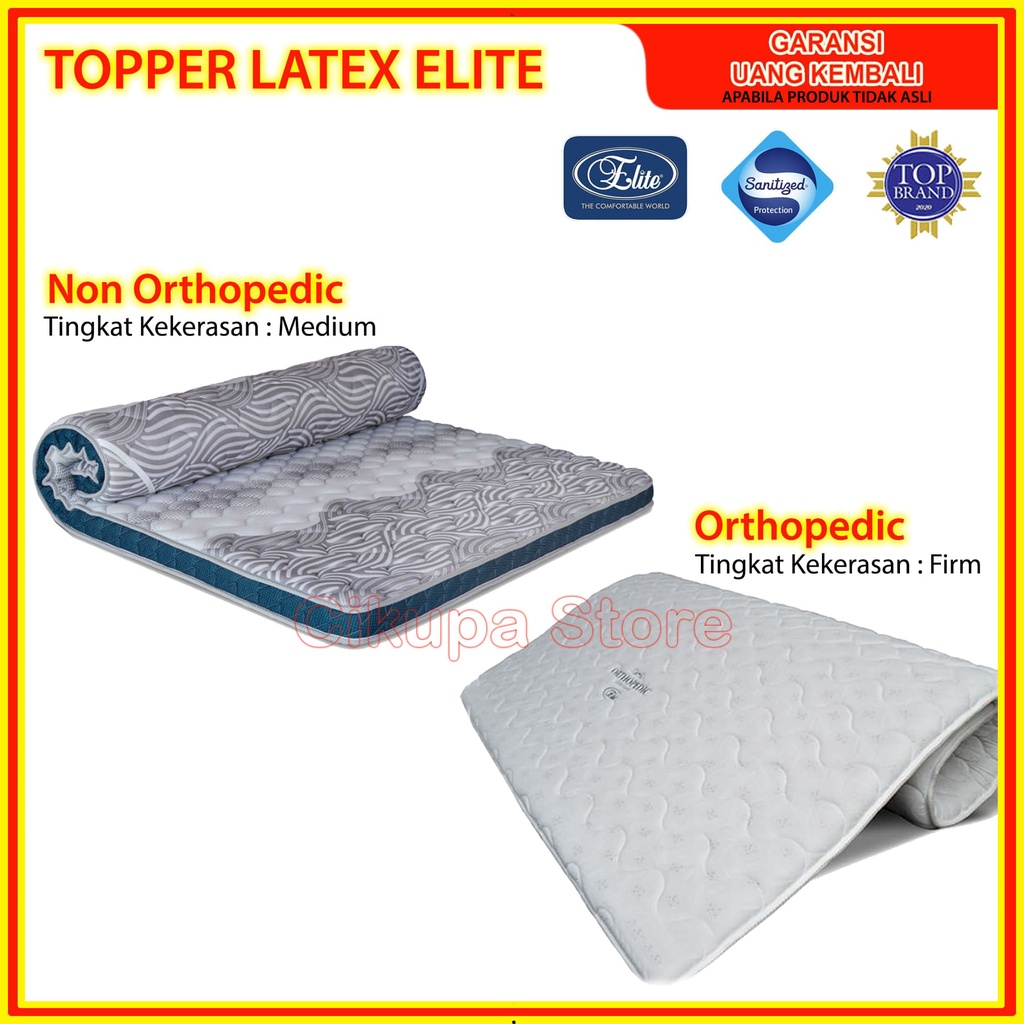 Latex Topper Elite Uk 160 x 200 Tebal 7 cm / Pelapis Kasur / Tambahan Kasur / Mattress Topper