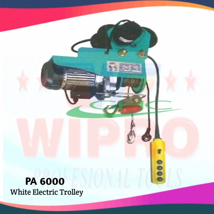 DLN | Electric Hoist Wipro PA 600 Electrik Hoist Trolley PA600