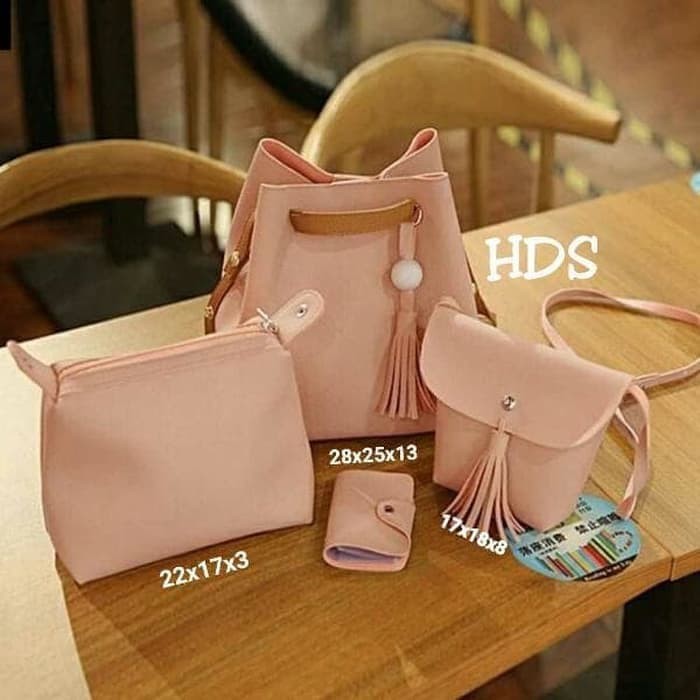 SET TAS SERUT WANITA TOTE BAG SERUT ISI 2 - SET03