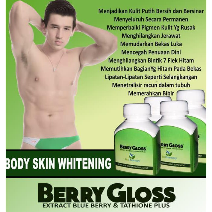 Perawatan Kulit/ Collagen Pemutih Tubuh Pria, Ampuh Memutihkan Kulit Badan, Lapunzel