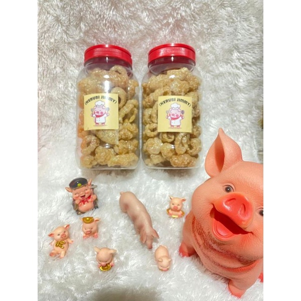 

kerupuk babi toples 350 gr kerubi jimmy