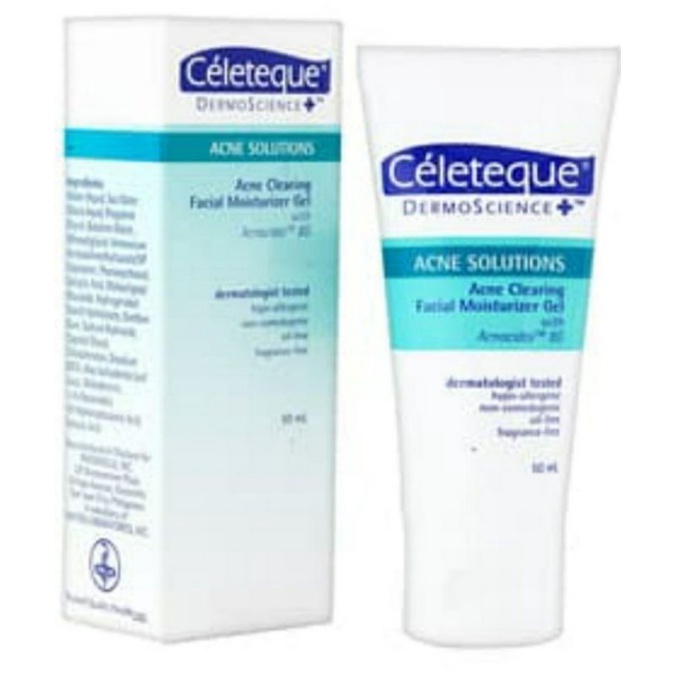 Jual Celeteque Acne Clearing Moisturizer Gel 50ml acne solution