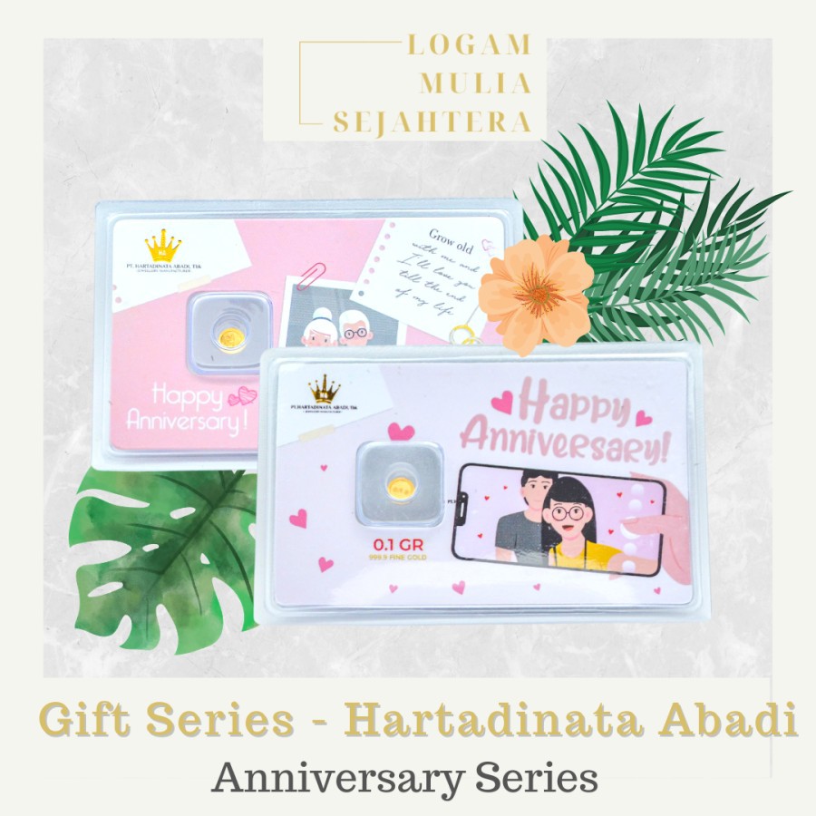 LOGAM MULIA HARTADINATA MINIGOLD ANNIVERSARY 0,25 GR
