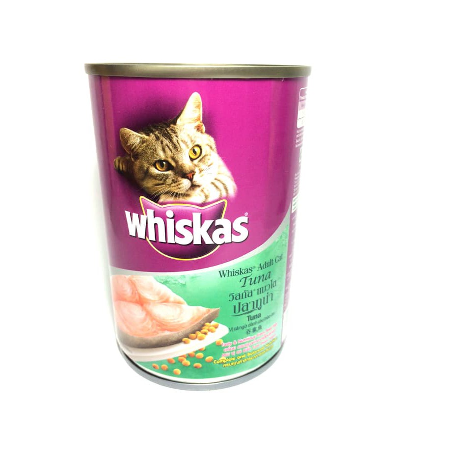 Whiskas Kaleng 400gr Tuna Ocean Fish Makanan Kucing Basah 400 gr gram