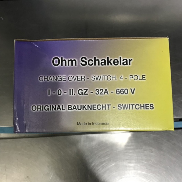 Ohm Saklar / Handle 32A 4 Pole model Pisau NK