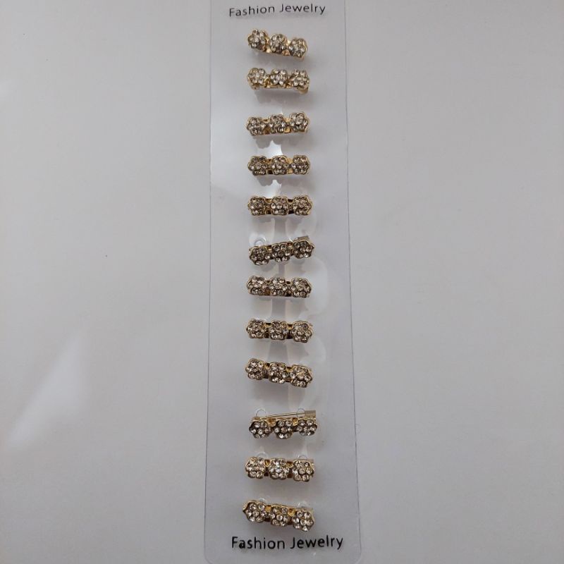 BROS DAGU Kecil Mungil Hijab Full Mata Korea Aksesoris Wanita Muslim-Kuning B