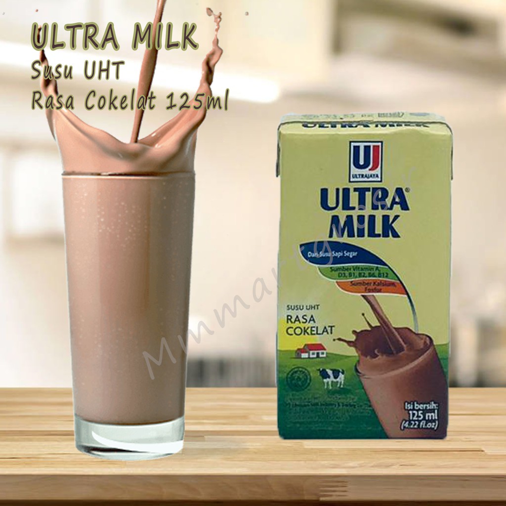 Ultra Milk / Susu UHT / Rasa Coklat / 125ml/200ml