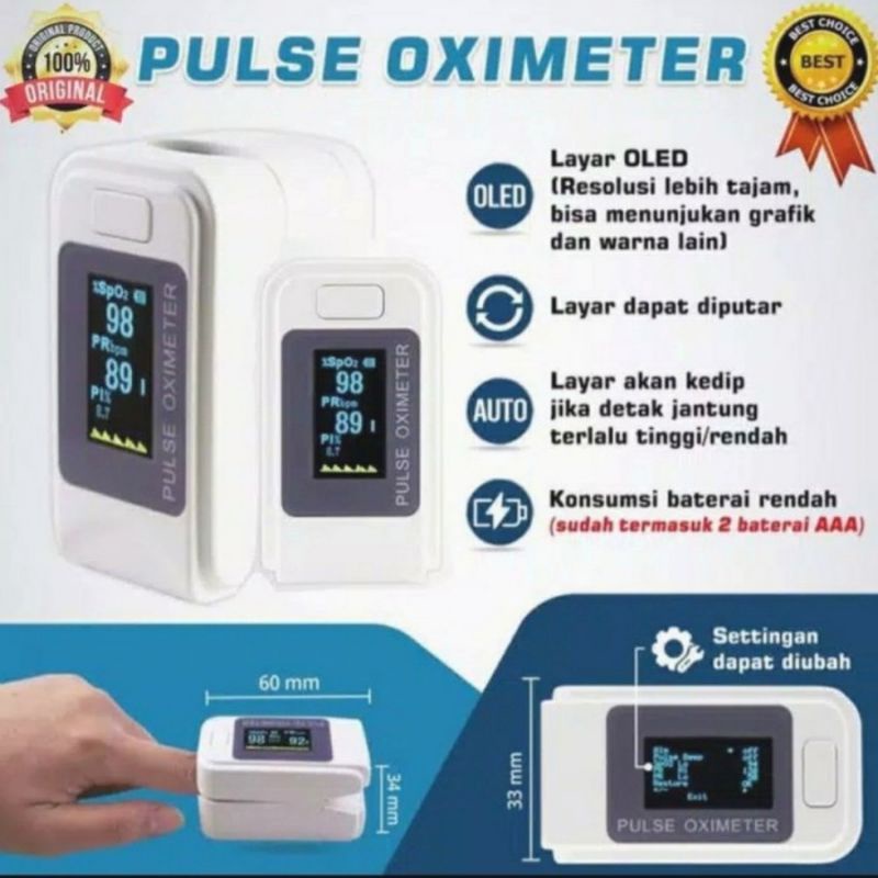 Spo2 Saturasi oksigen oxymetri oksimeter oximeter