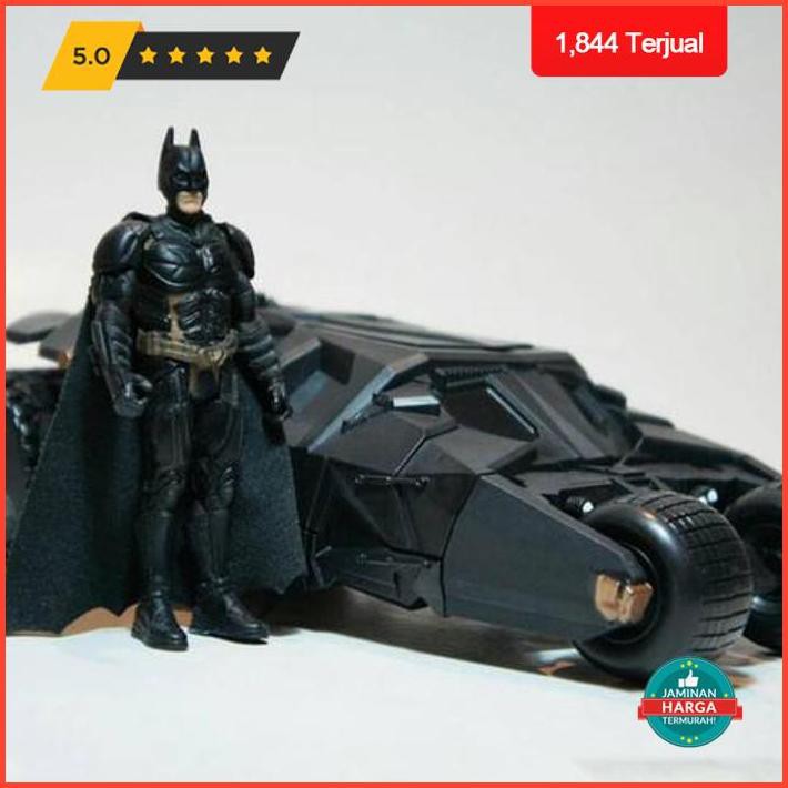 Action Figure Diecast Batmobile With Batman Mattel Terlaris