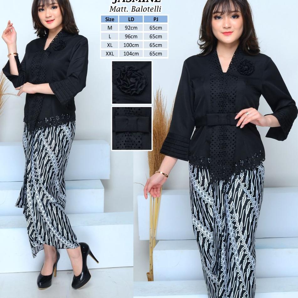 ✪ Atasan Kebaya Kutubaru Modern Mewah Warna Putih|Merah Maroon|Hitam|Coklat / Kebaya Wanita Dewasa E