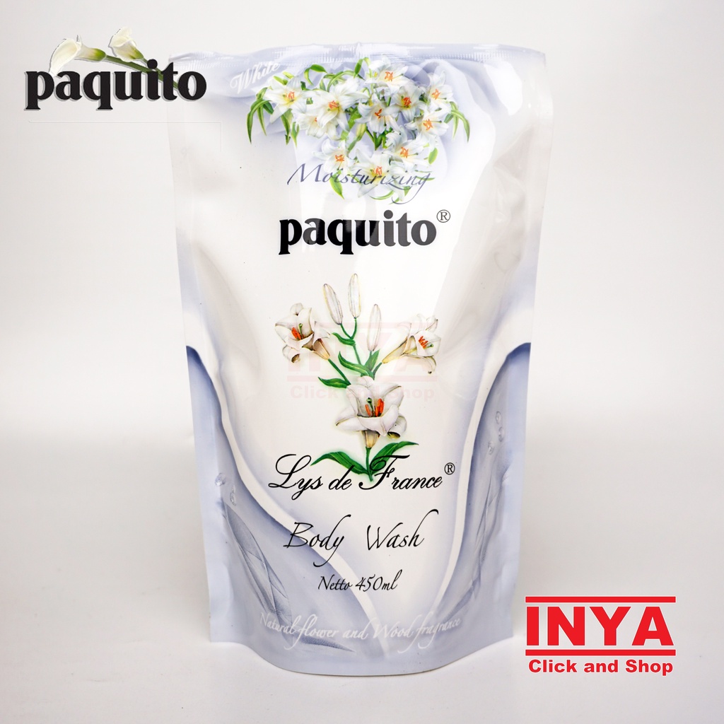 PAQUITO WHITE LYS DE FRANCE BODY WASH 450ml REFILL - Sabun Cair